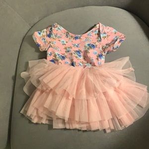Popatu floral tulle dress